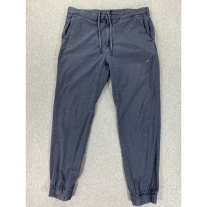 Mack Weldon Cotton Blend ACE Jogger Pants (Men's Large) Blue
